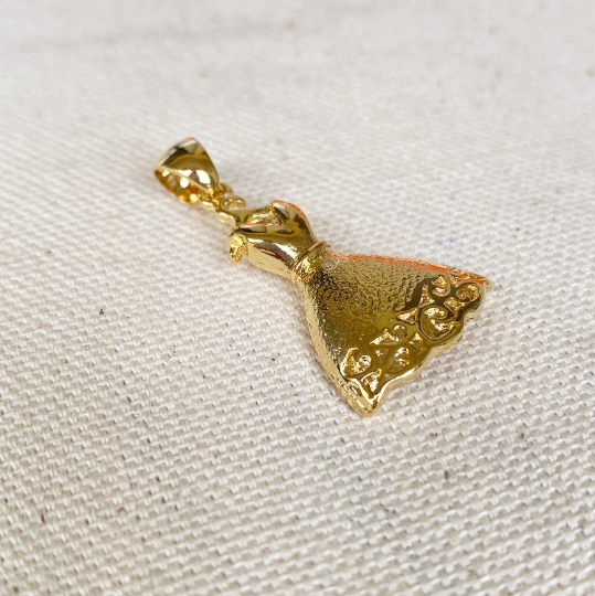 18K Gold Filled Elegant Dress Pendant Charm Necklace for Women - Perfect Gift for Birthday, Anniversary & Special Occasions