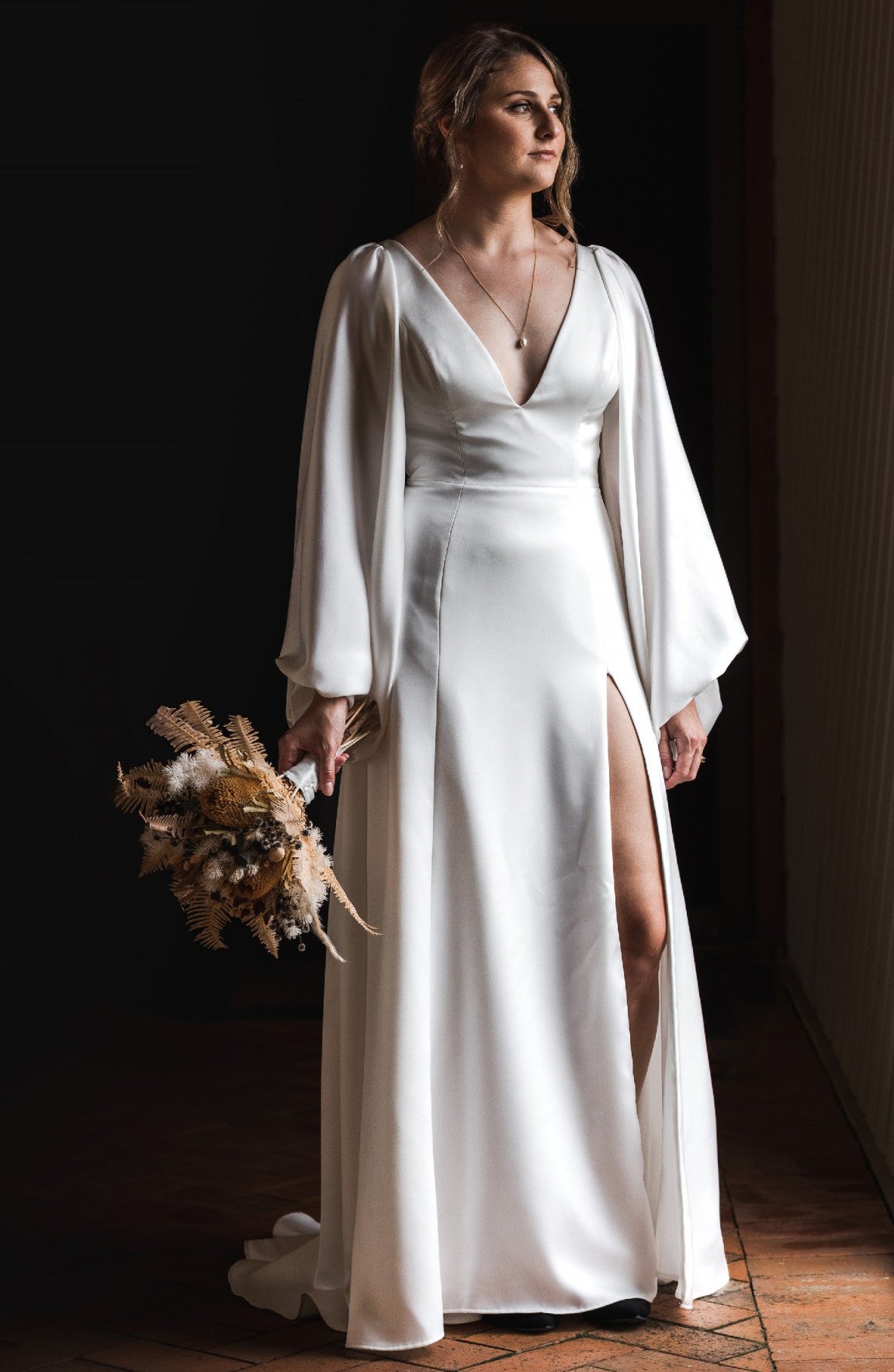 Willowby Sorvette Gown - Elegant Lace Wedding Dress for Bride, Perfect for Beach & Garden Ceremonies