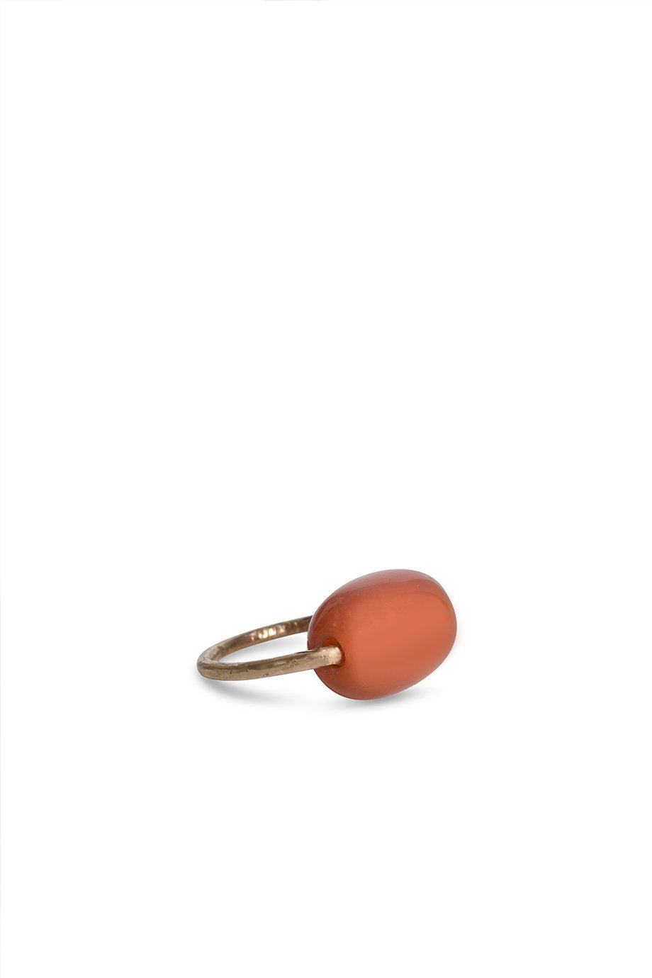 Alouette Design Orange Thread Ring - Fashion Jewelry for Women, Boho Style Handmade Beaded Ring - Perfect for Casual Wear, Parties & Gifts