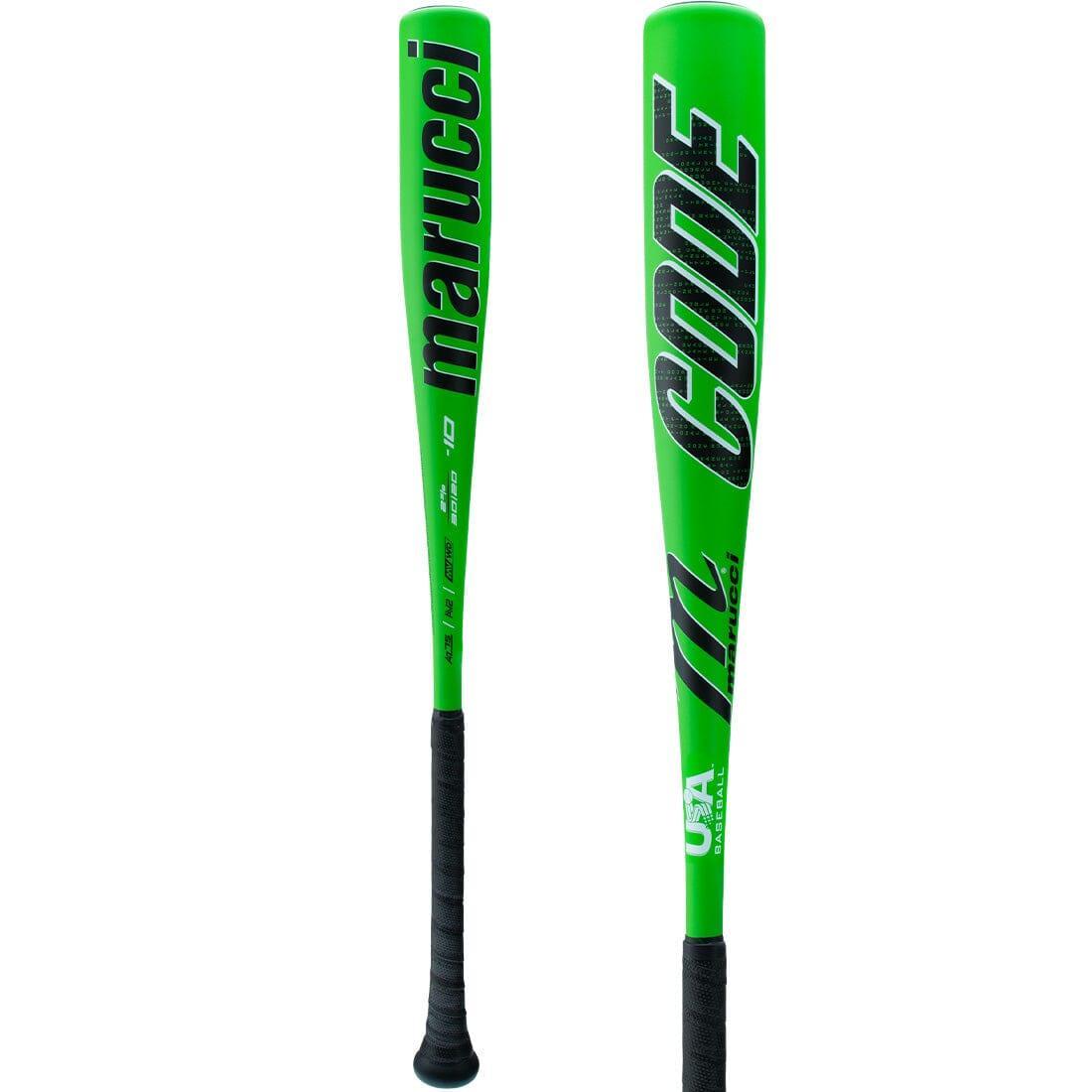 Marucci Code 2 5/8 USA (10) Baseball Bat - High Performance Youth & Adult Baseball Equipment for Training & Games - MSBCD10USA
