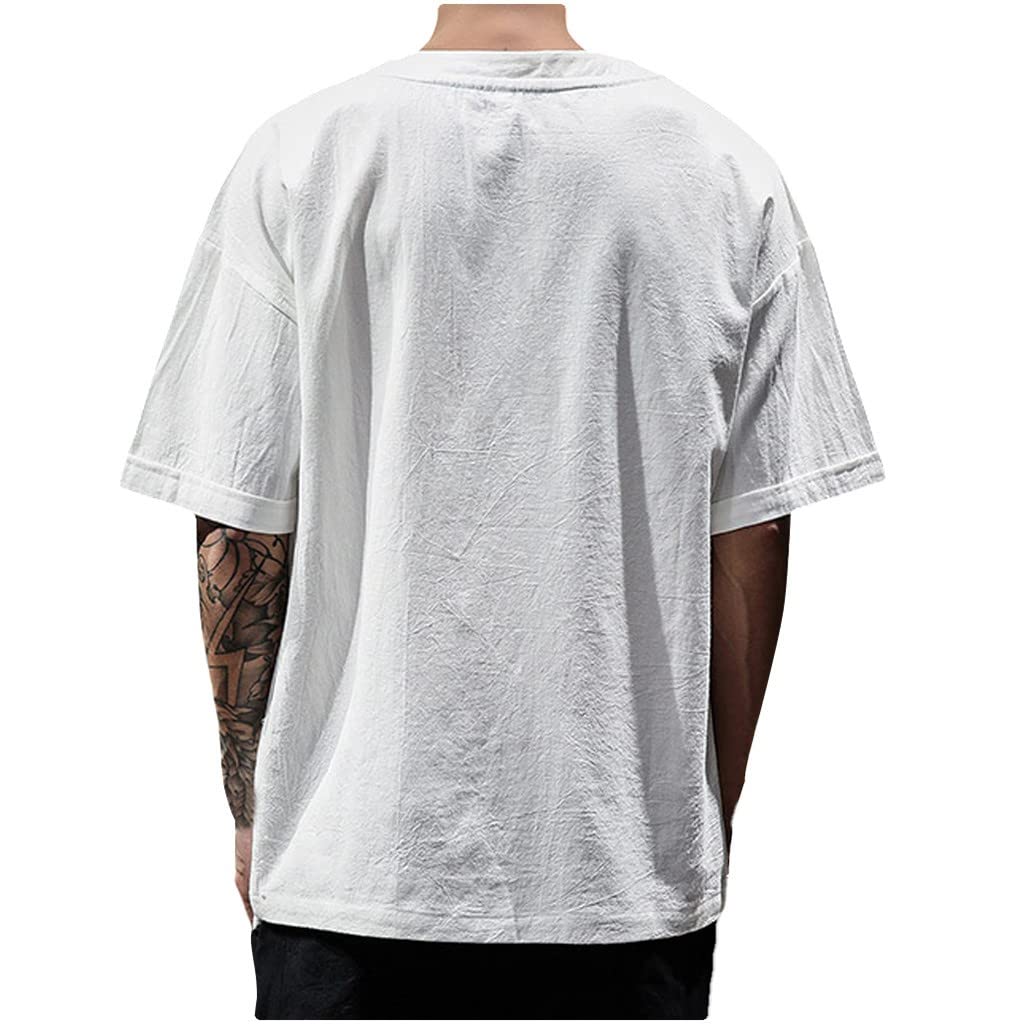 Stylish Men's Long Sleeve Cotton Button Down Shirts with Unique Embroidery Patterns - Perfect for Summer Casual Wear & Office Dress Shirts - Ideal for Business, Dating, and Outdoor Activities