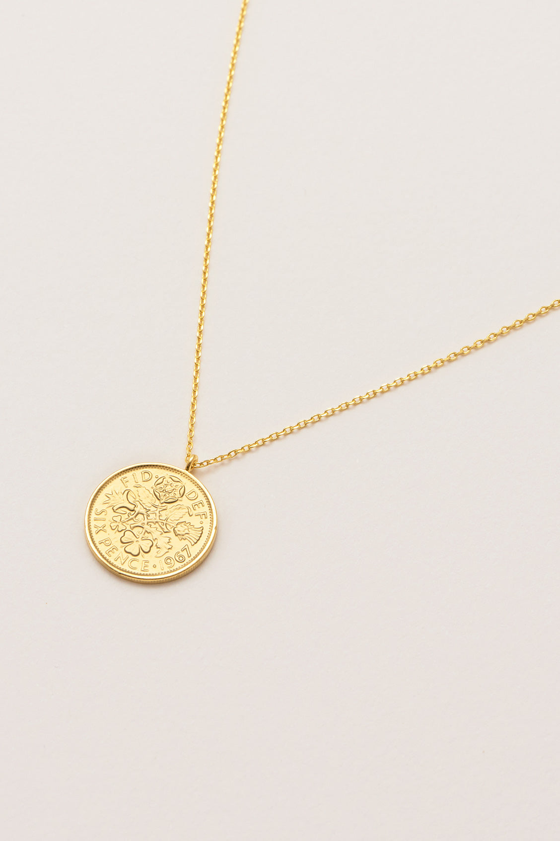 Lucky Sixpence Necklace - Sterling Silver Irish Good Luck Charm Pendant for Women | Perfect for Weddings, Birthdays & Everyday Blessings