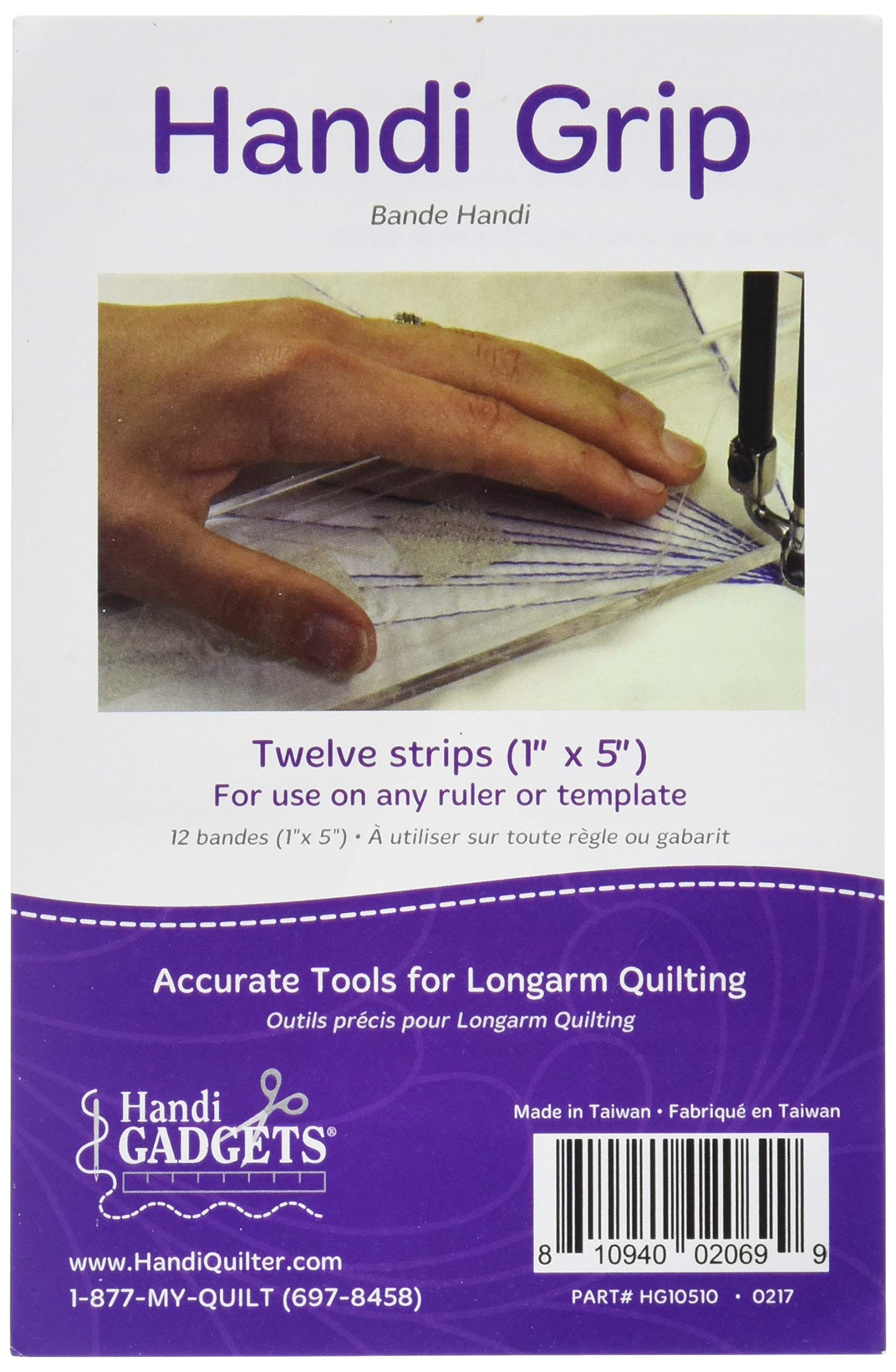 Handi Gadgets 12-Pack 1x5 Inch Clear Adhesive Strips - Strong Hold for Home, Office & DIY Projects - Perfect for Hanging Photos, Posters & Decorations