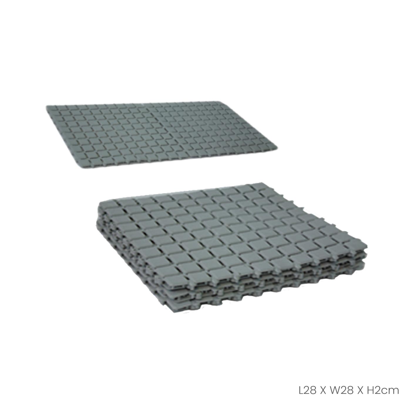 Premium PVC Floor Mats (6-Piece Set) - Non-Slip, Durable & Easy to Clean - Perfect for Home, Gym, Office & Play Areas
