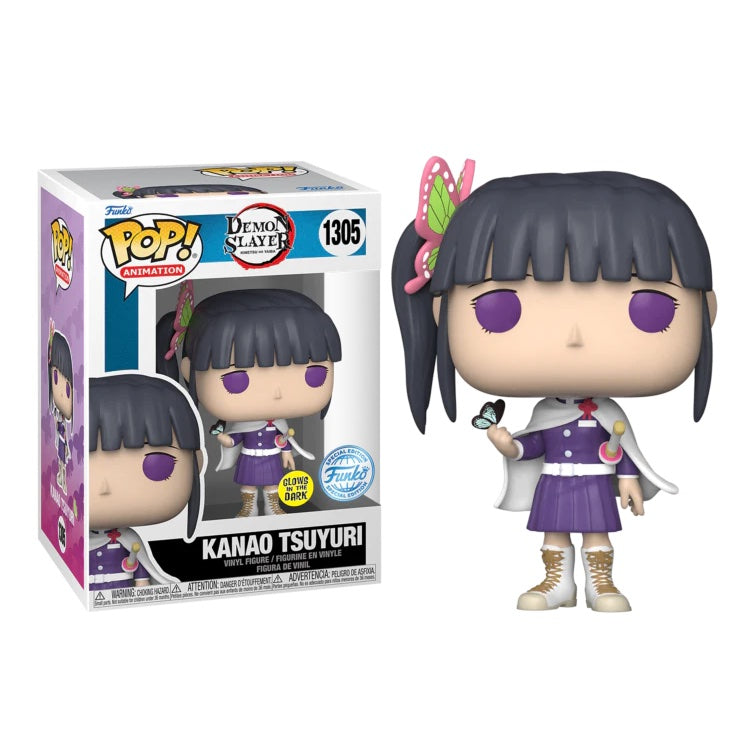 Demon Slayer Pop! Vinyl Figure - Kanao Tsuyuri Glow in The Dark (GITD) Limited Edition Collectible - Perfect for Anime Fans, Home Decor & Gift Giving