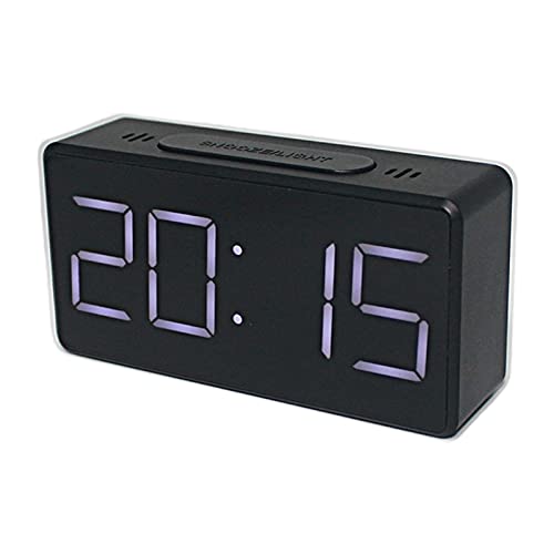 Large Screen LED Digital Alarm Clock with Timer - Desktop Electronic Clock for Home, Office, Bedroom & Study Room