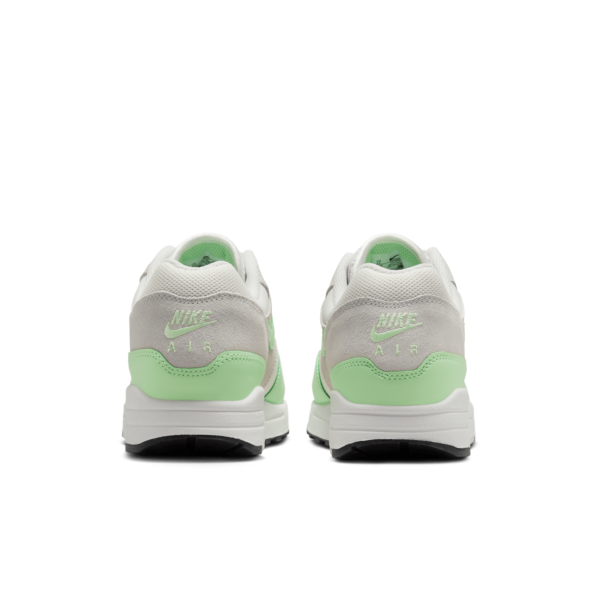 Nike Air Max 1 Essential Running Shoes - Summit White/Vapor Green - Comfortable Athletic Sneakers for Men & Women | Perfect for Gym, Jogging & Casual Wear