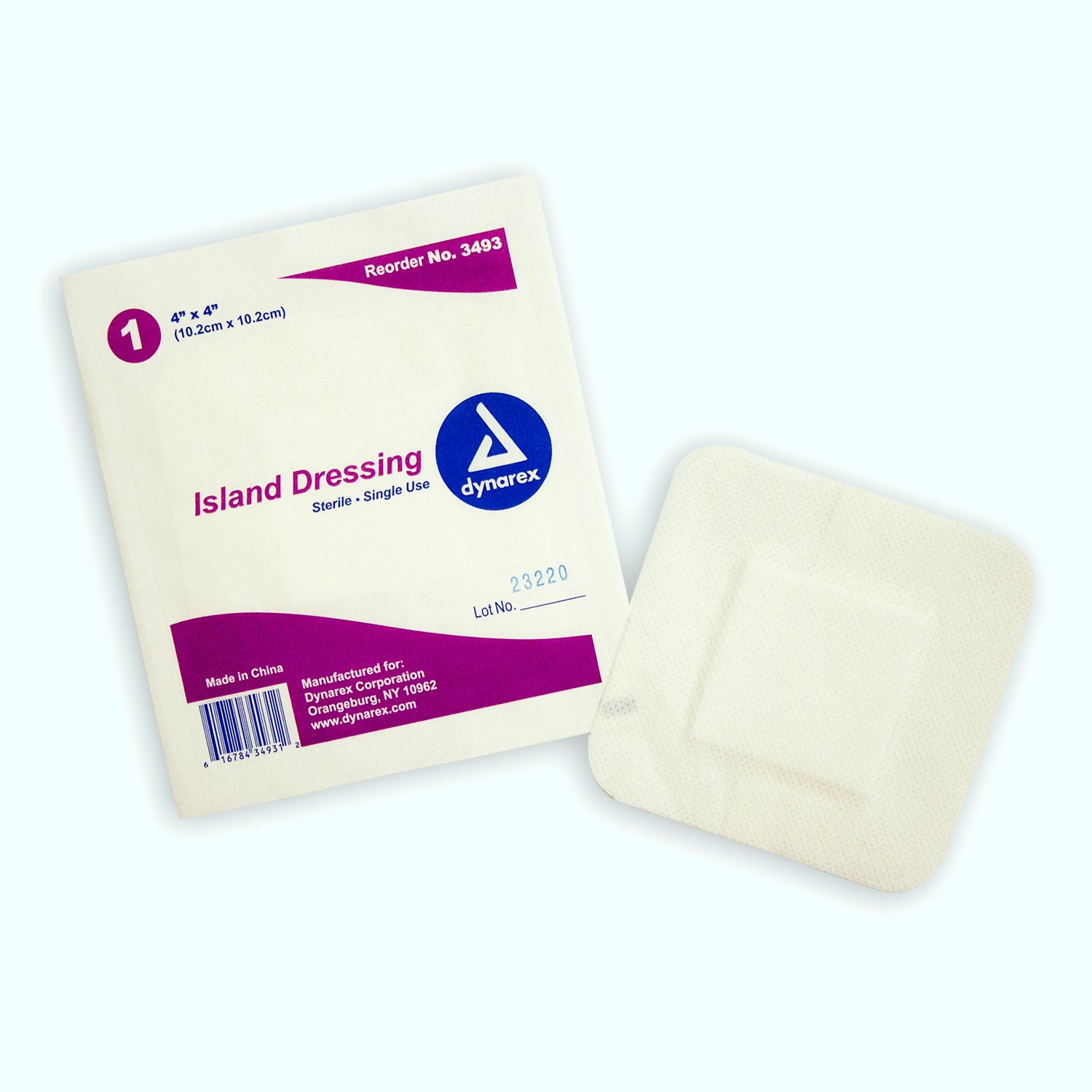 Dynarex 3493 Adhesive Wound Dressing - Pack of 150 Sterile Bandages for First Aid, Cuts & Minor Injuries | Medical Supplies for Home, Office & Emergency Kits
