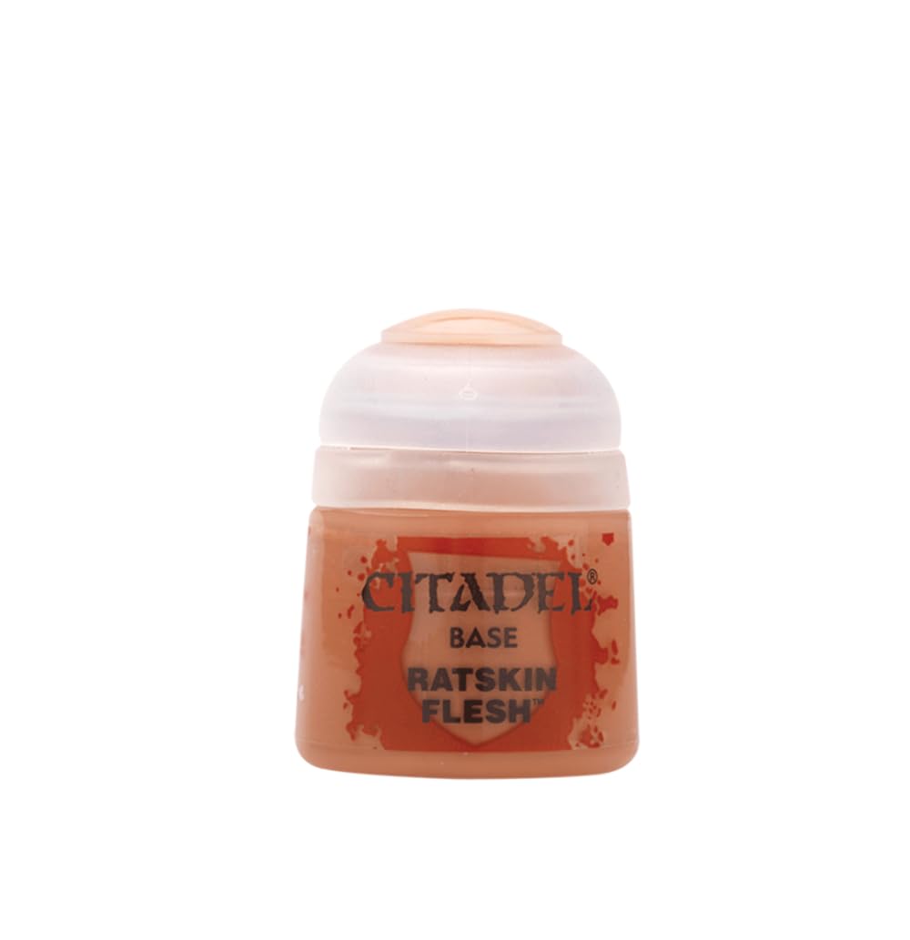 Games Workshop Citadel Base Paint - Ratskin Flesh (24ml) for Miniature Painting - Perfect for Warhammer 40k, AOS & Tabletop Gaming Models