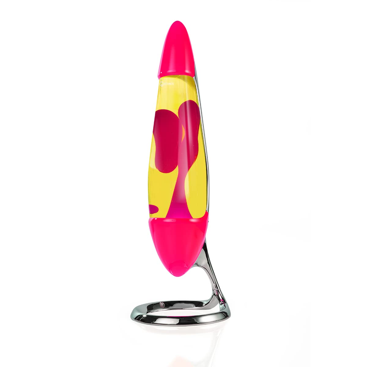 Mathmos Neo Lava Lamp for Kids & Adults - Pink & Yellow Glow Motion Lamp | Perfect for Bedroom Decor, Office Desk, Gift Idea & Relaxation