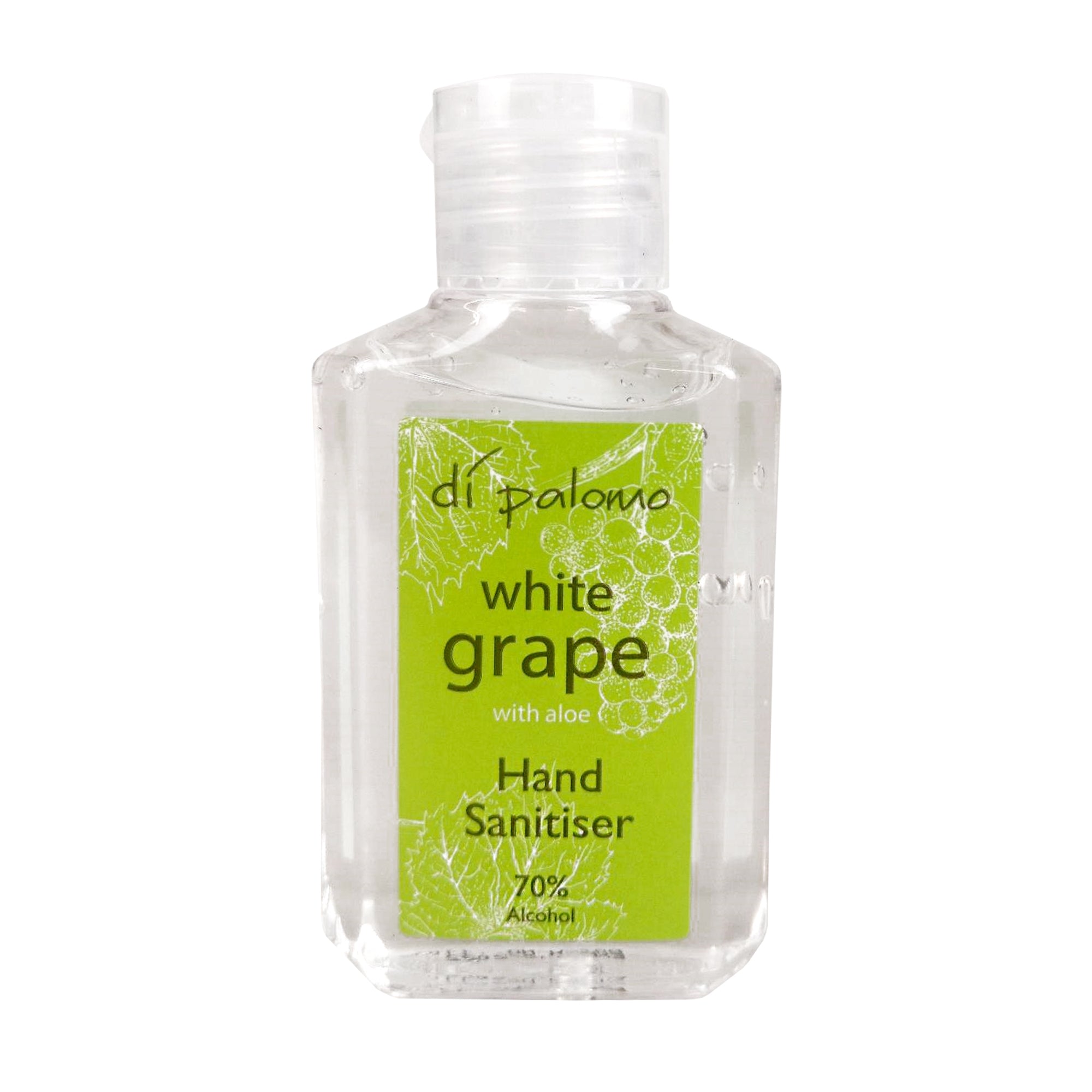 Di Palomo White Grape Hand Sanitizer 56ml - Alcohol-Based Sanitizing Gel for Travel, Office & Daily Use - Kills 99.9% Germs - Moisturizing & Refreshing