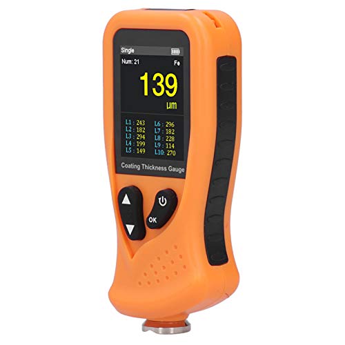 ABS Paint Coating Tester & Thickness Gauge - Digital Paint Thickness Meter for Automotive, Industrial & DIY Projects | Manufacturing & Chemical Industry Testing Tool