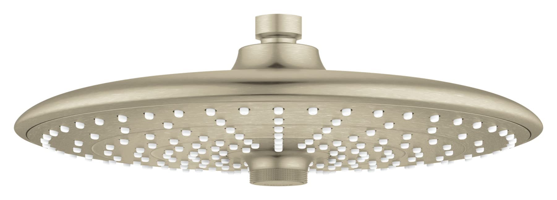 Grohe 26457EN0 Euphoria 260 Shower Head with 3 Spray Patterns - 2.5 GPM Water Saving - Brushed Nickel InfinityFinish - Perfect for Spa-Like Bathroom Experience & Modern Home Upgrade