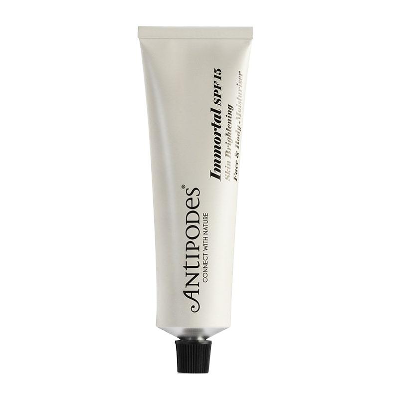 Antipodes Immortal SPF 15 Skin Brightening Face & Body Moisturizer - Hydrating Daily Cream for Radiant Skin | Perfect for Morning Routine & Sun Protection