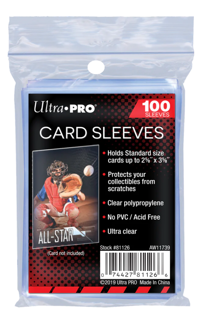 Premium Regular Penny Sleeves for Trading Cards - 100 Pack - Perfect for Collectors & Card Games - Protect & Organize Your Valuable Cards