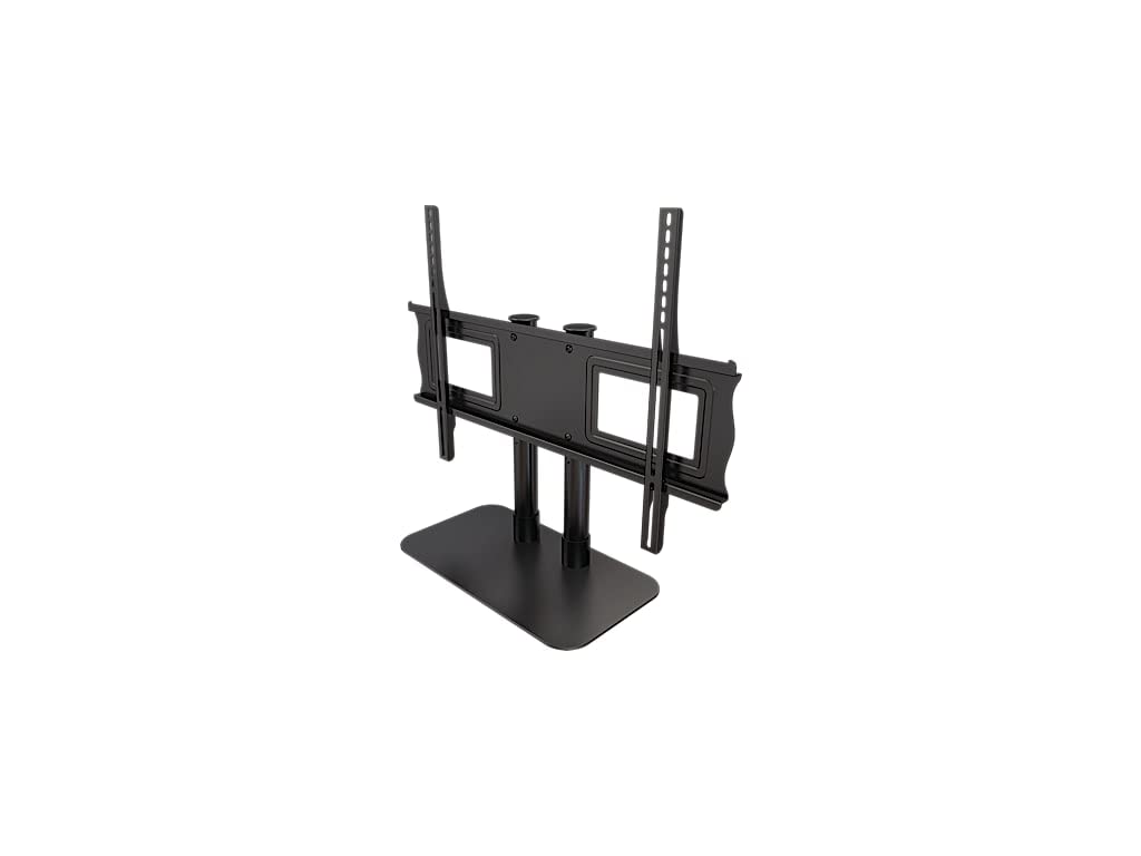 Crimson AV DS55 Single Monitor Desktop Stand - Adjustable Height & Tilt for 13-27 inch Screens - Perfect for Home Office, Gaming & Workspace Setup