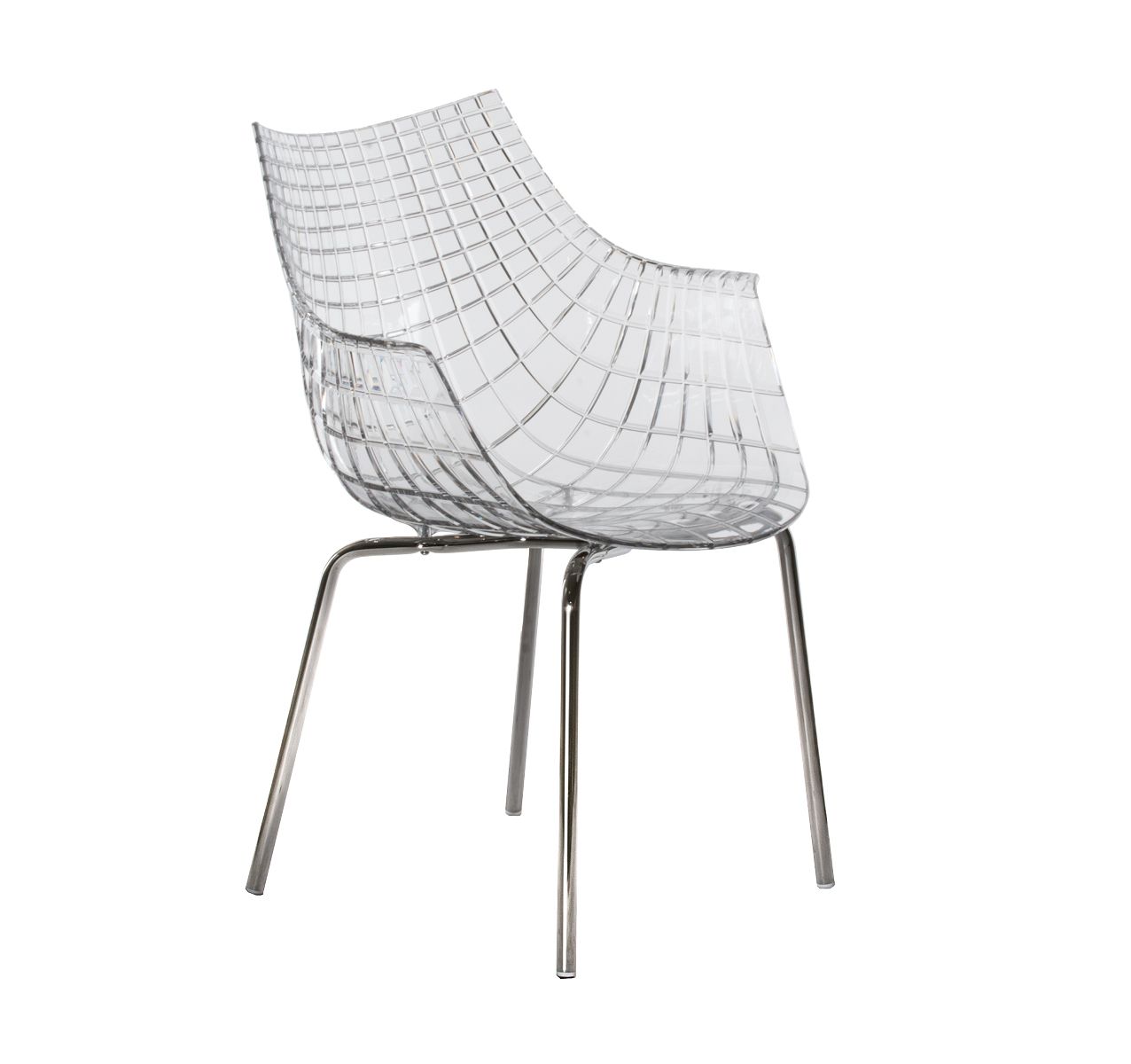 Driade Meridiana Chair with 4-Leg Base - Modern Lounge Chair for Living Room, Bedroom, or Office