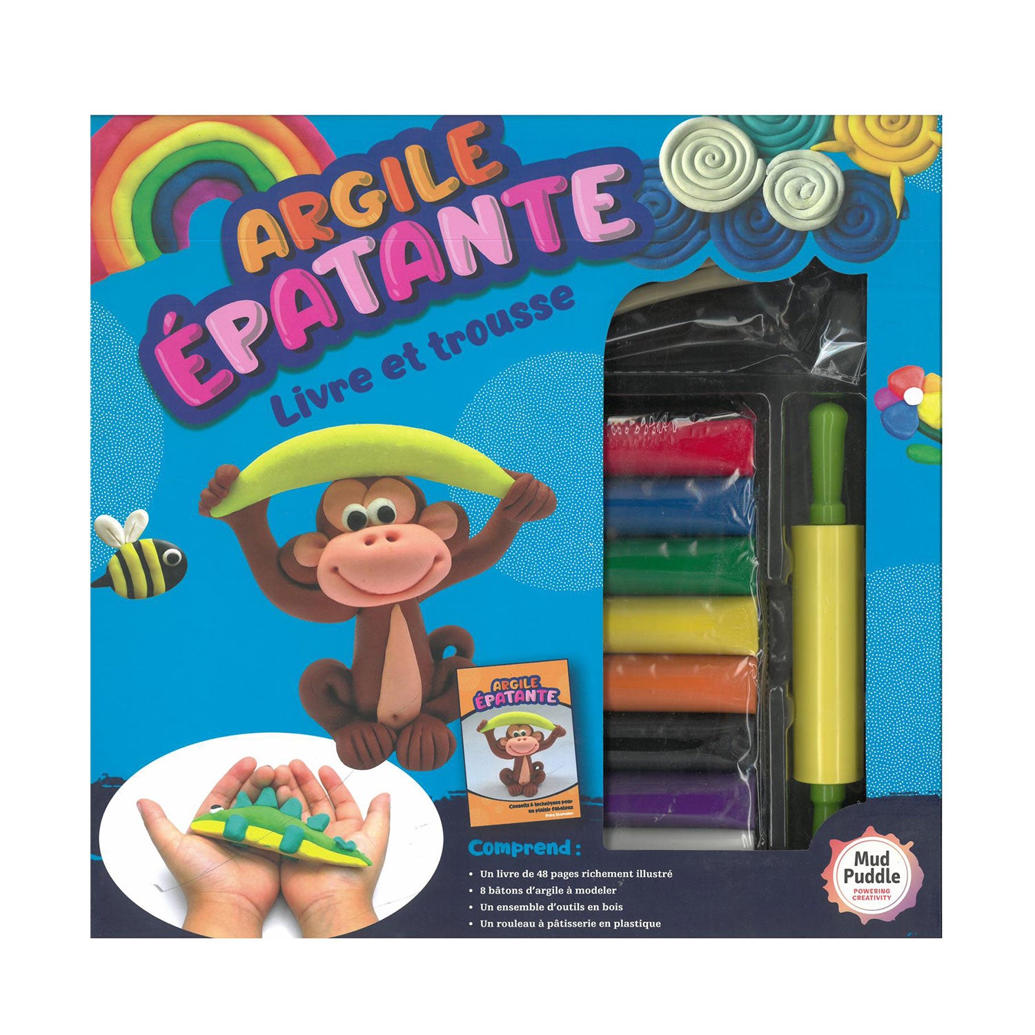 Amazing Clay N.E. French Edition - Premium Modeling Clay for Kids & Artists - Perfect for DIY Crafts, Sculpting & Creative Projects