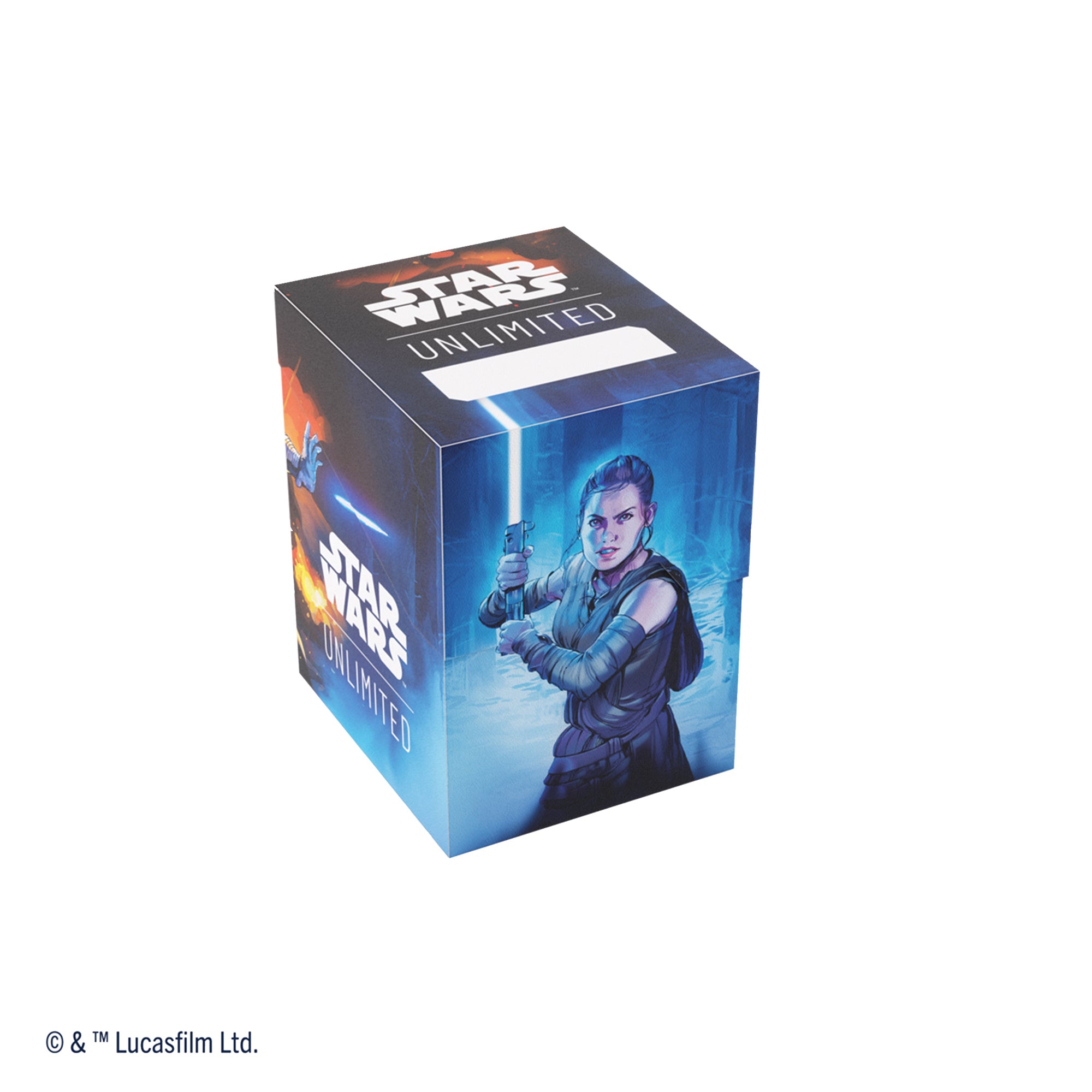 Star Wars: Unlimited Soft Crate - Rey & Kylo Ren Collectible Storage Box | Perfect for Trading Cards, Comics & Collectibles Storage | Great for Star Wars Fans & Collectors