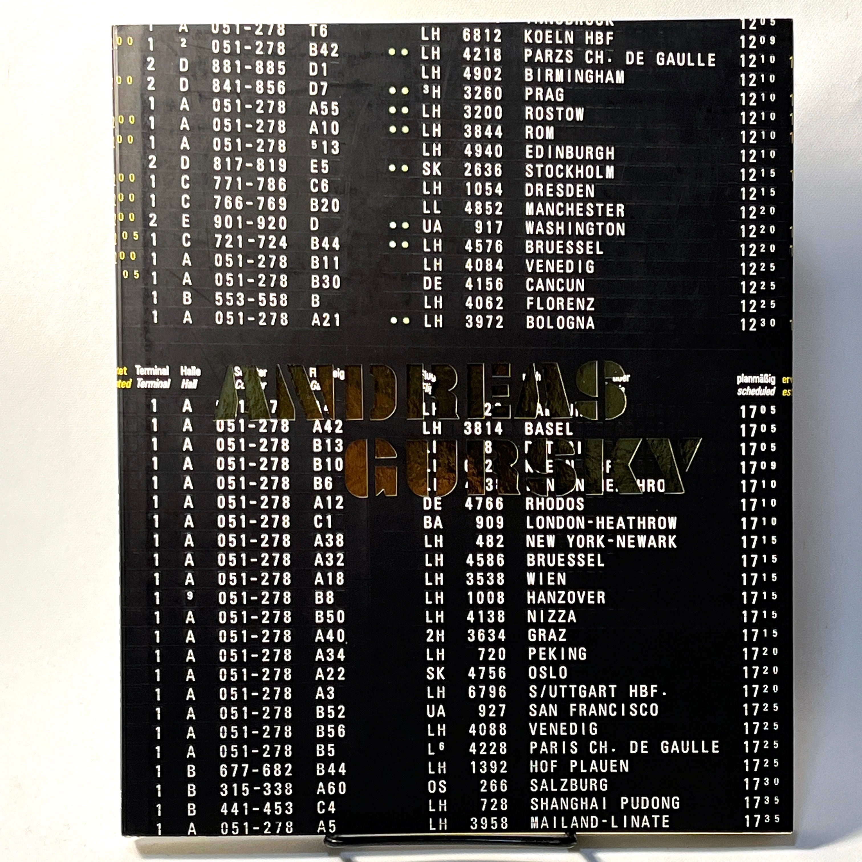 Andreas Gursky Art Book - Kunstmuseum Basel 2007 Exhibition Hardcover with Dust Jacket - Near Fine Condition - Perfect for Photography Collectors and Modern Art Enthusiasts