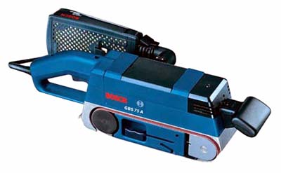 BOSCH GBS75A 220-240V 710W Belt Sander - Professional Woodworking & DIY Sanding Tool for Smoothing, Finishing, and Refinishing Projects