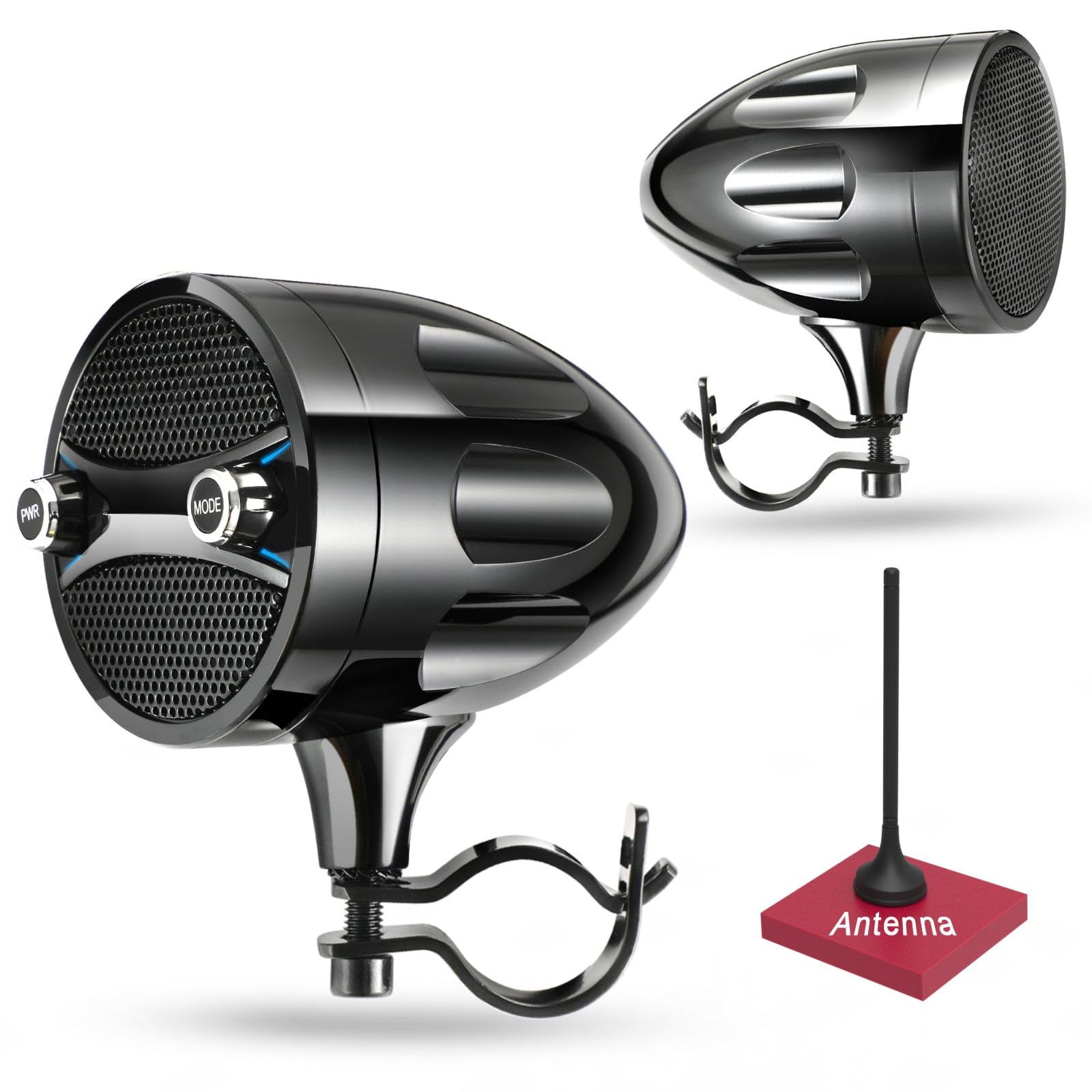 Waterproof Motorcycle Bluetooth Speakers - ATV/UTV Sound System, RZR Speakers, Golf Cart Stereo, Jet Ski Speakers, Sound Bar - Perfect for Outdoor Adventures and Off-Road Fun