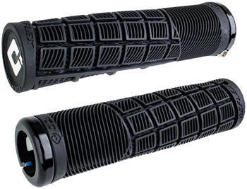 ODI Reflex v2.1 Lock On Grips - Premium Black Mountain Bike Handlebar Grips for Enhanced Control & Comfort | Ideal for Trail Riding, Downhill & BMX Biking