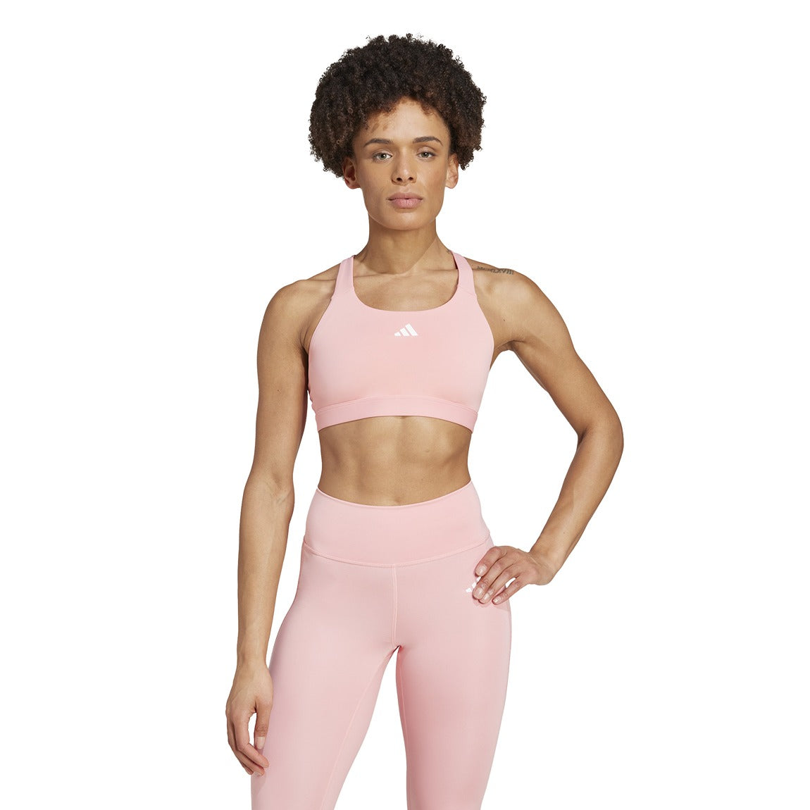 adidas Women's TLRDREACT Training High Support Sports Bra - High Impact Workout, Running, Gym & Fitness Support for Active Lifestyles