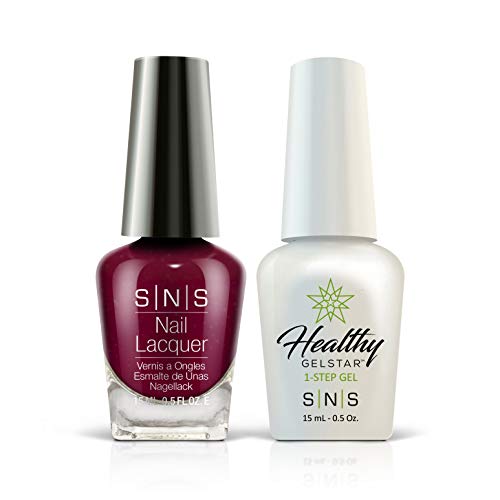 SNS Nails Duo Set - Nail Polish & UV Gel Kit #AC24 | Long-Lasting Manicure for Home & Salon Use