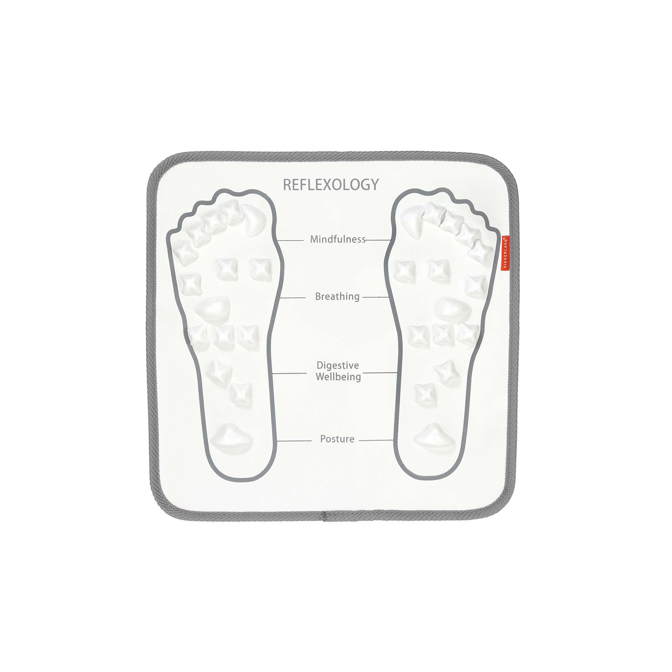 Kikkerland Acupressure Foot Massager Mat for Pain Relief & Relaxation - Perfect for Home, Office & Spa Use