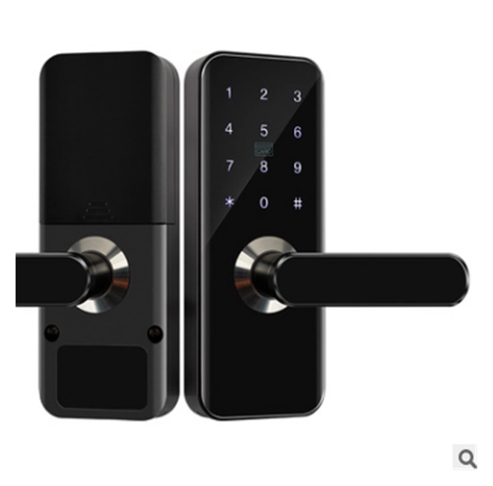Joostee Smart Keyless Fingerprint Door Lock - Black Portable Door Handle with Free Shipping | Secure Home & Office Access | Easy Installation for Apartments, Rentals & Vacation Homes