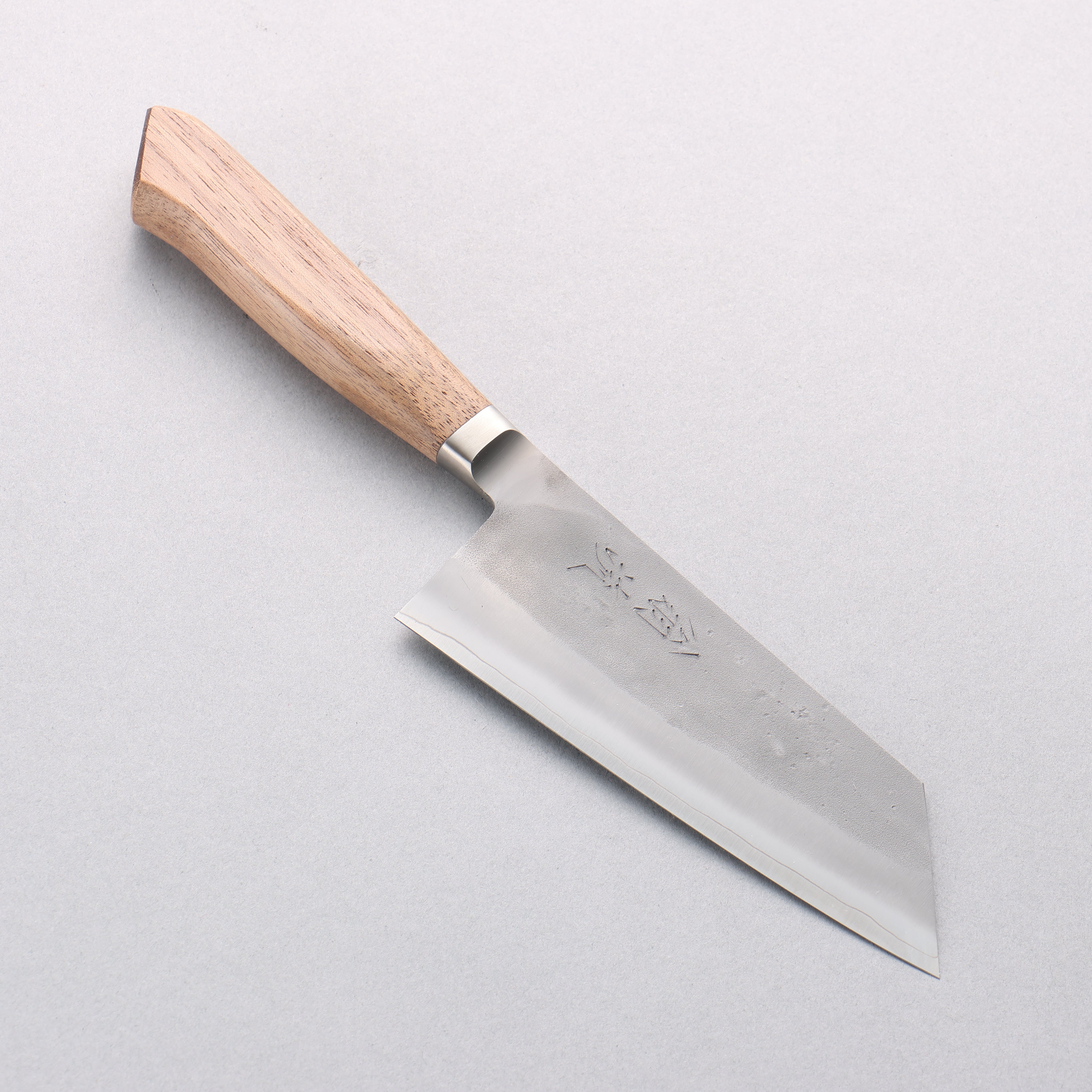 Premium Oul SLD Nashiji Small Bunka Knife 125mm with Walnut Handle - Perfect for Home Chefs, Sushi Making & Precision Vegetable Cutting
