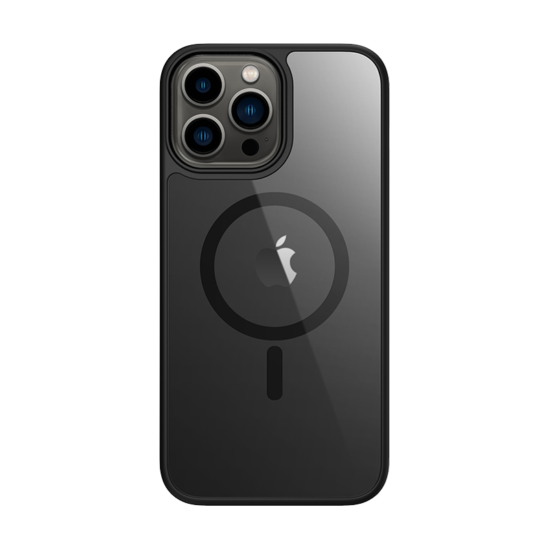 iPhone 13 Pro Max Case 6.7 Inch - Unicorn Beetle MAG Slim Clear Protective Cover with MagSafe Compatible (Smoke Black) - Perfect for Everyday Use, Travel & Wireless Charging