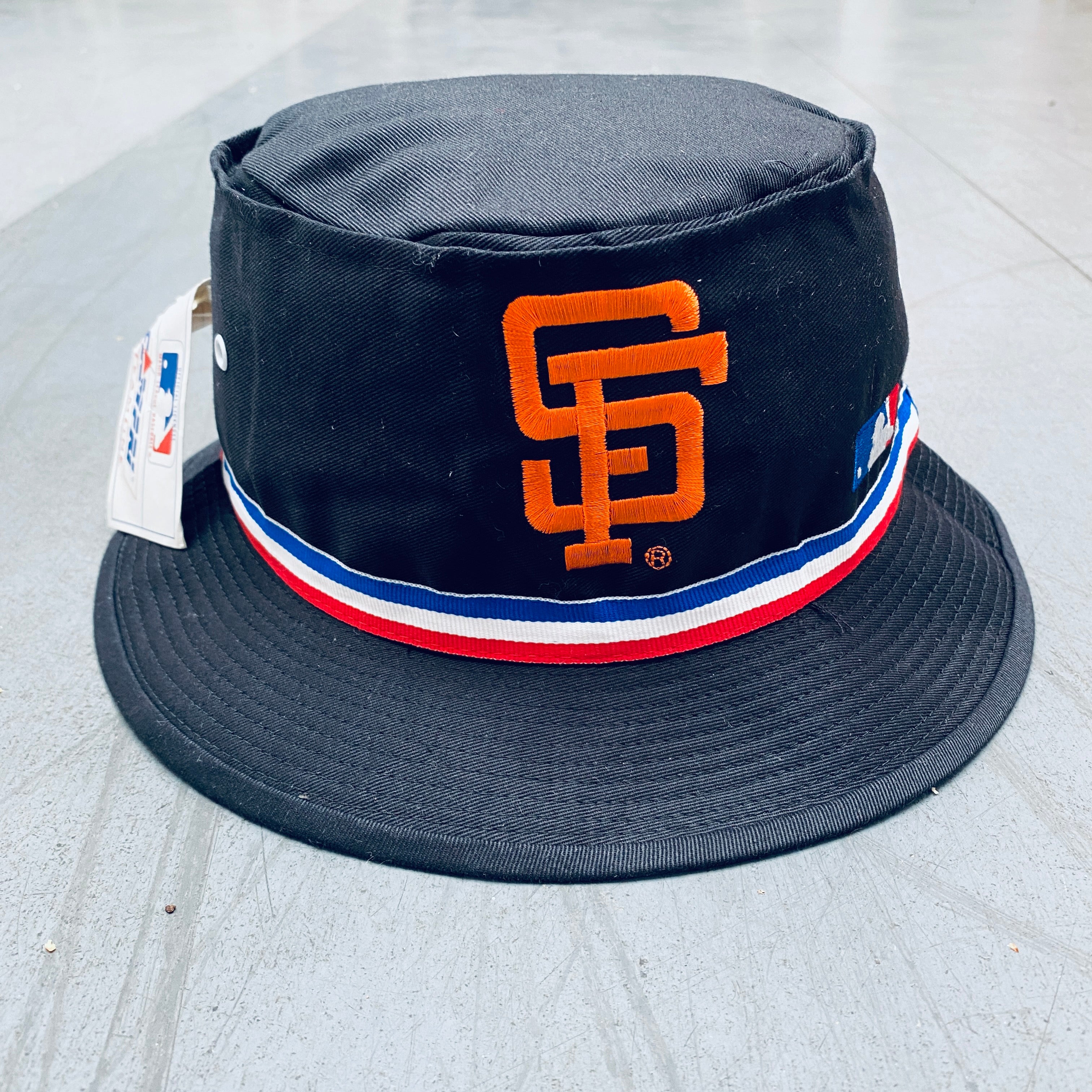 Vintage 1990s San Francisco Giants DEADSTOCK Campri Bucket Hat - BNWT & Authentic MLB Merchandise | Perfect for Baseball Games, Retro Fashion & Collectors