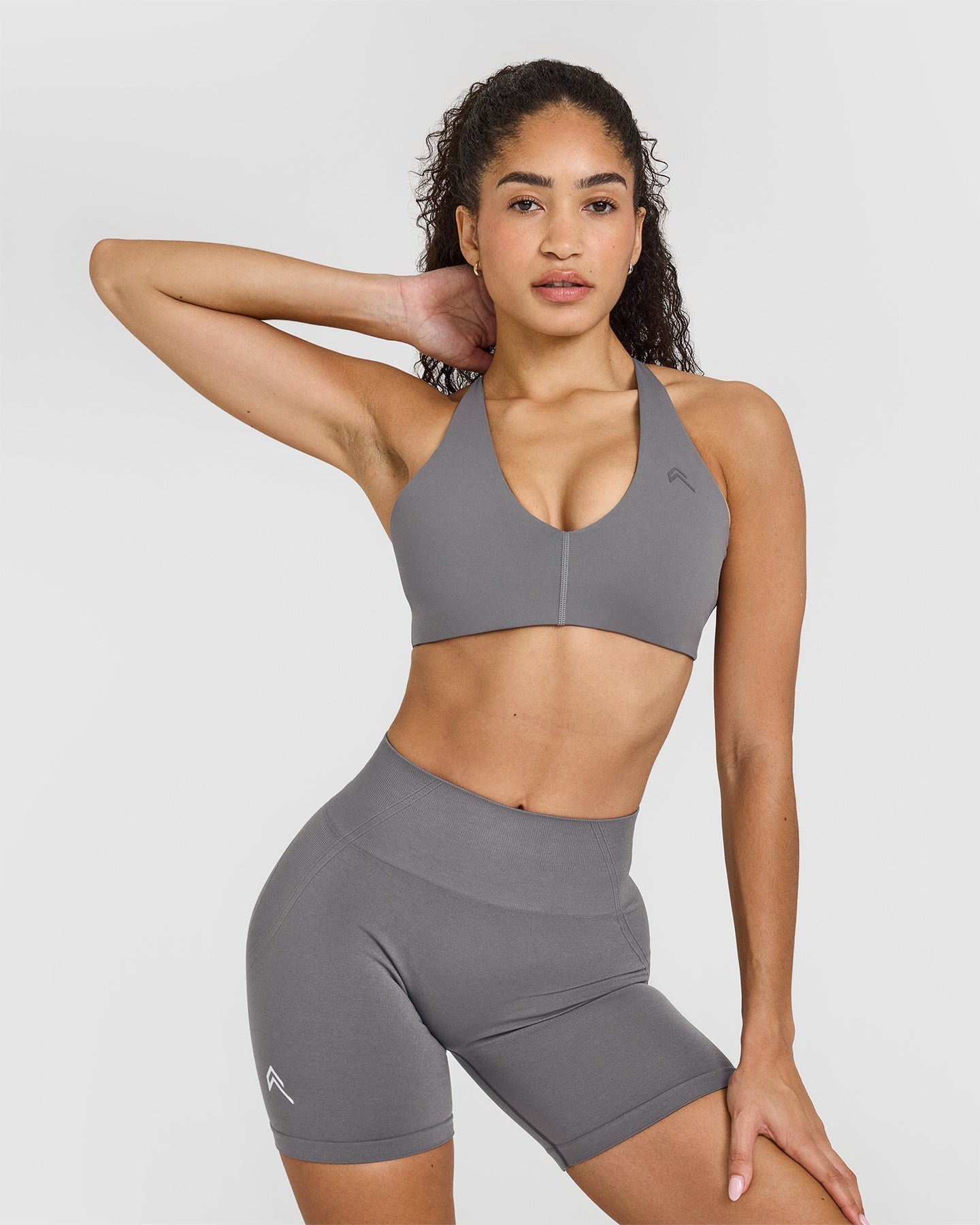 Seamless Wireless Micro Bralette - Soft Comfort Bra for Everyday Wear in Ash Grey | Perfect for Yoga, Lounge & Layering