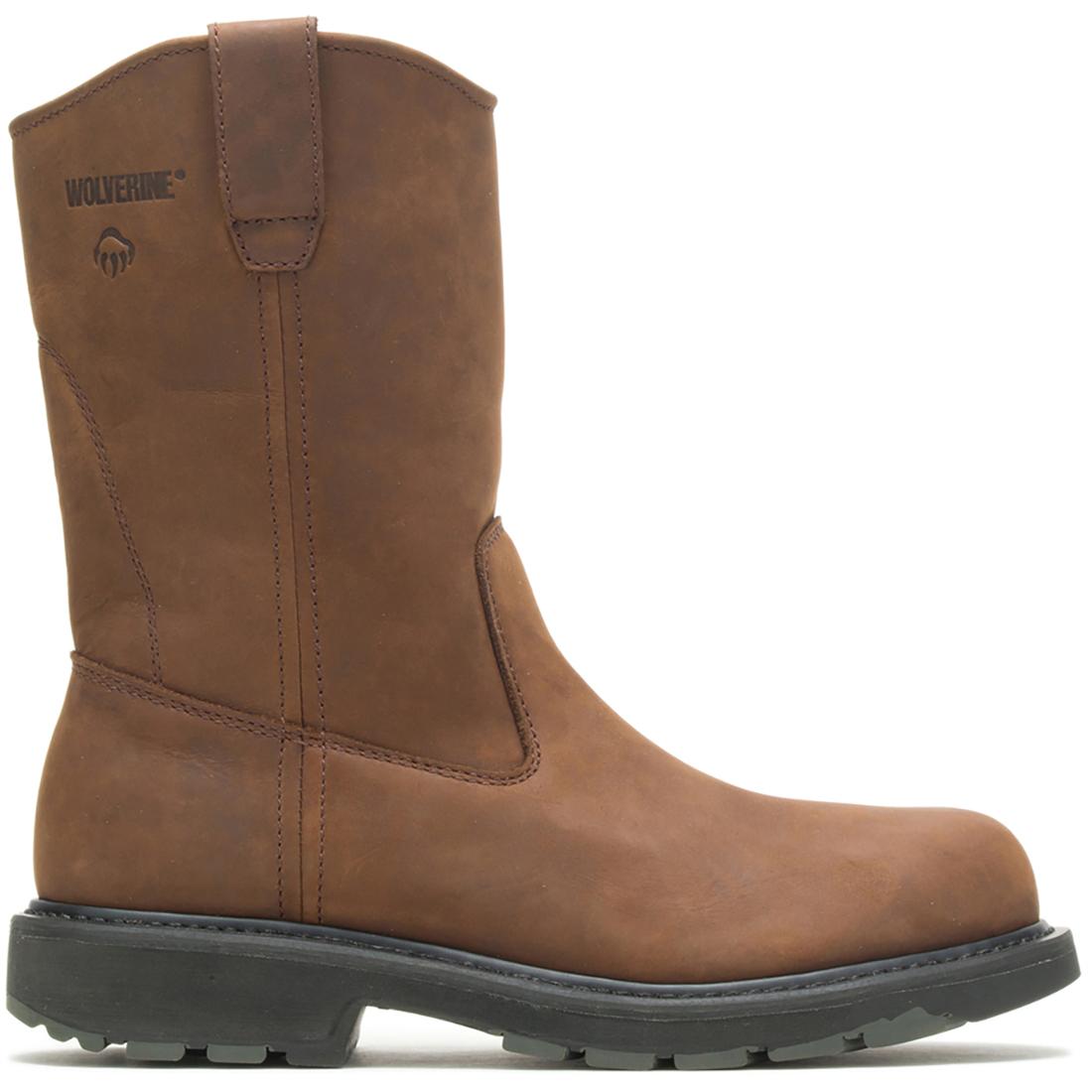 Dd Work Steel Toe Pull On Work Boot - Slip Resistant Safety Shoes for Construction, Warehouse & Industrial Workers