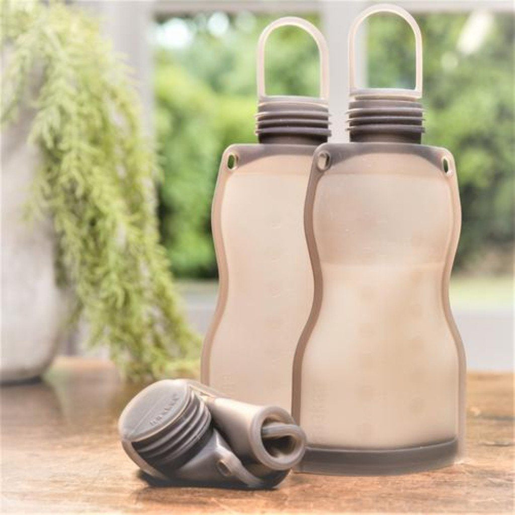 Haakaa Breast Milk Storage Bags - 5 Pack Reusable Silicone Breastmilk Bags for Breastfeeding Moms | Perfect for Pumping, Storing & Freezing Breast Milk