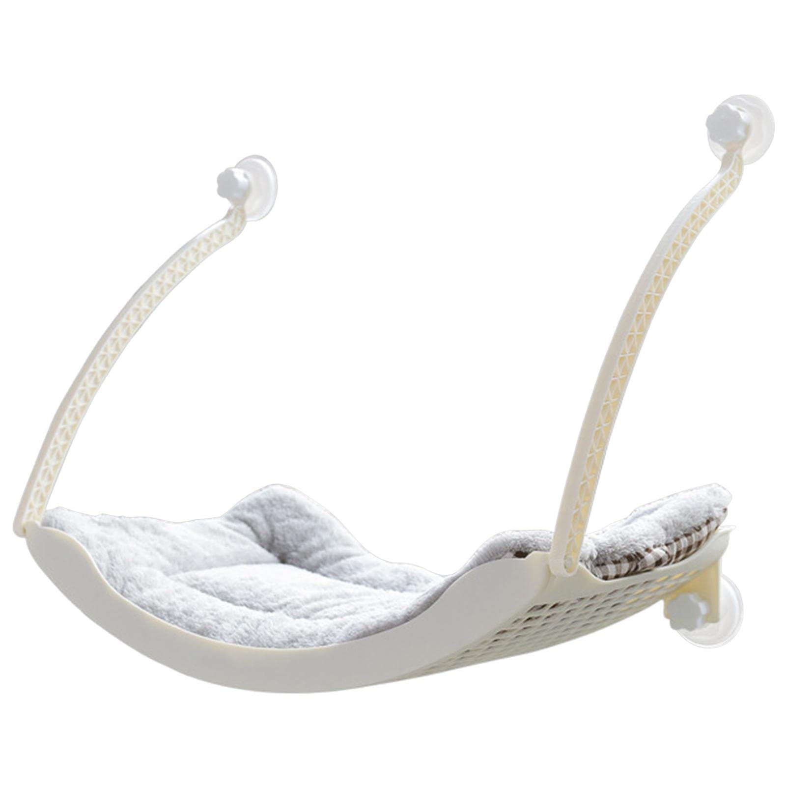 Baoblaze Plush Cat Hammock & Window Bed - Cozy Pet Rest Seat with Hanging Mat for Cats - Perfect for Sunny Windows, Lounging & Nap Time