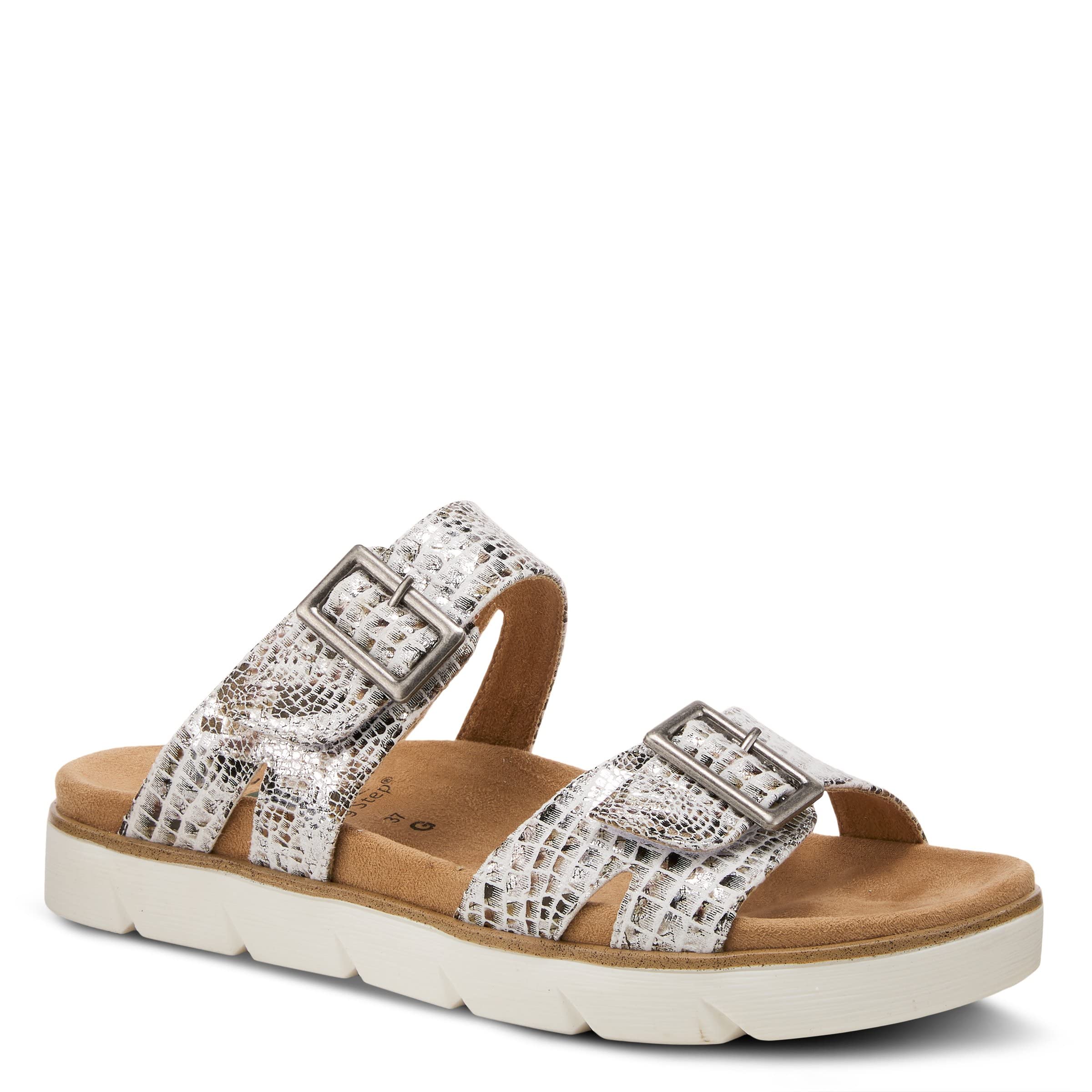 Spring Step Women's Harlowie Slide Sandal - Comfortable Summer Casual Sandals for Women | Perfect for Beach, Pool, and Outdoor Wear