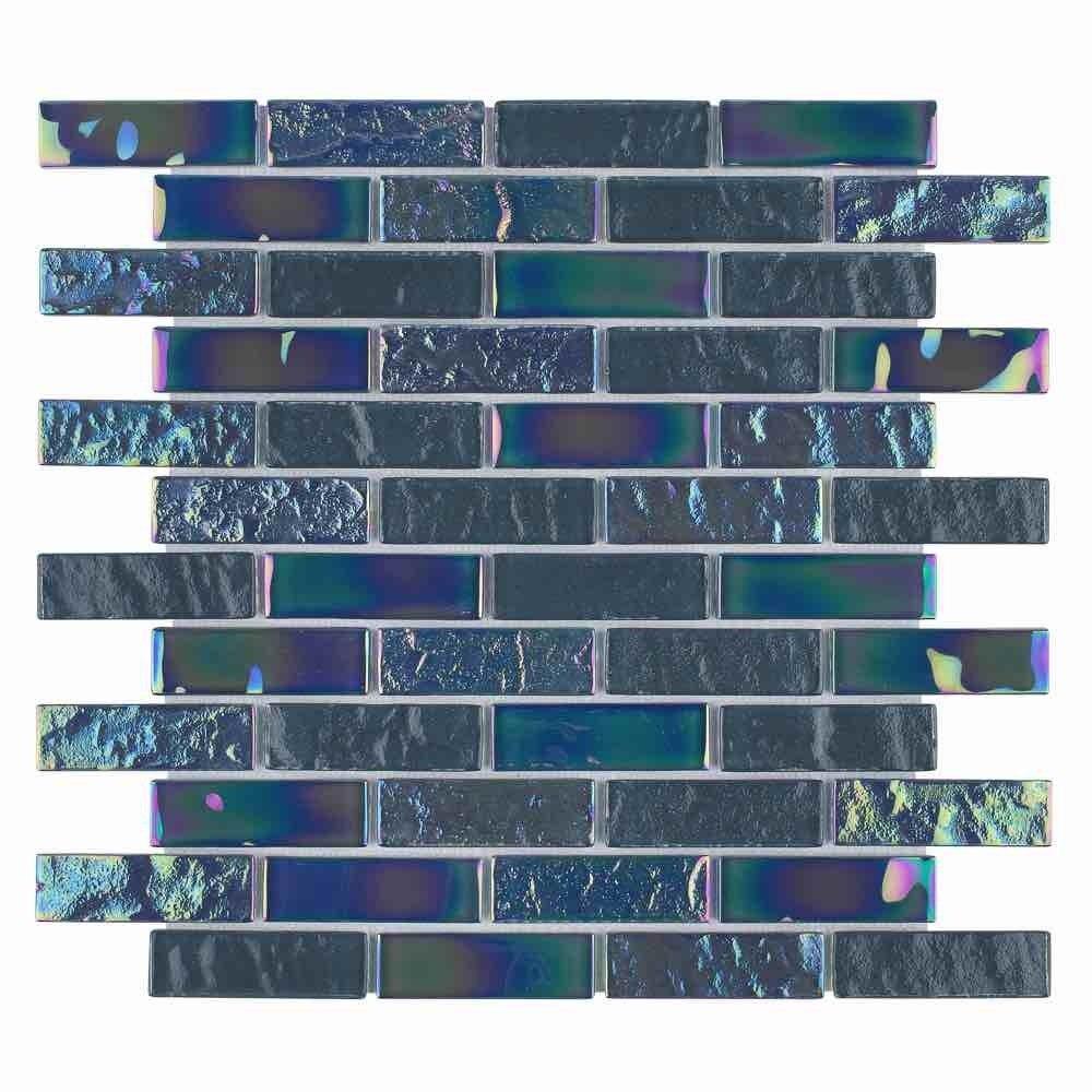 Iridescent Glass Tile Summer Gray 1