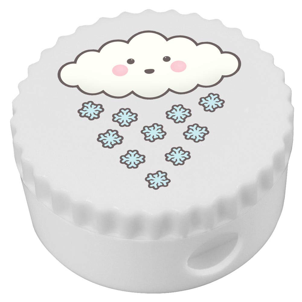 Azeeda 'Snow Cloud' Compact Pencil Sharpener - Portable School & Office Essential for Artists, Students & Professionals (PS00017962)