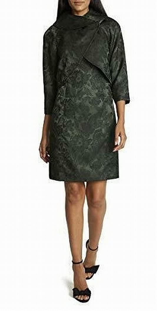 Tahari ASL Women's Floral Print Wrap Jacket & Dress Set - Elegant Outfit for Work, Parties & Special Occasions