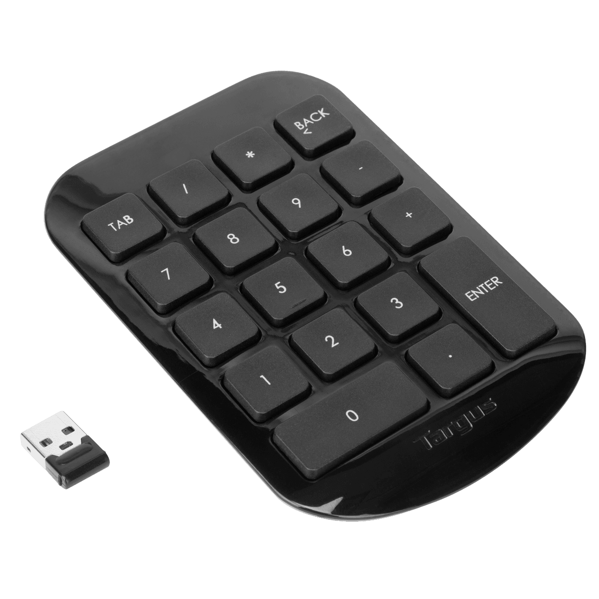 Wireless Numeric Keypad - Bluetooth Number Pad for Laptop, PC, Tablet - Portable USB Rechargeable External Keyboard for Accounting, Data Entry & Office Work