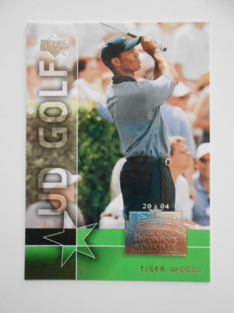 Rare Limited Edition Tiger Woods 2003-04 Upper Deck Golf Trading Card - Perfect for Collectors, Sports Memorabilia Fans & Golf Enthusiasts