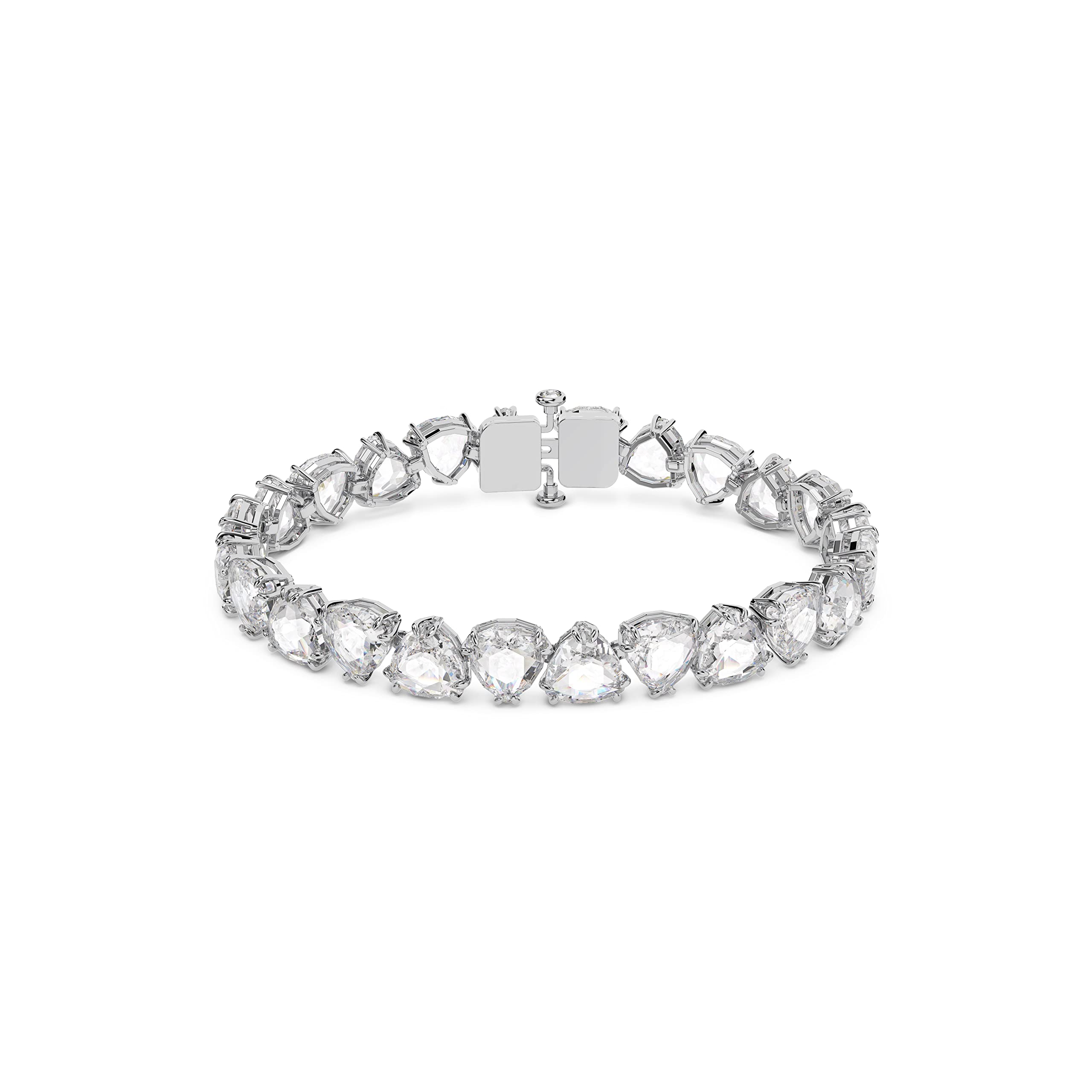 Swarovski Millenia Crystal Jewelry Collection - Clear Trilliant & Pear Cut Crystals with Rhodium Plating | Elegant Necklaces, Earrings & Bracelets for Women | Perfect for Weddings, Parties & Special Occasions