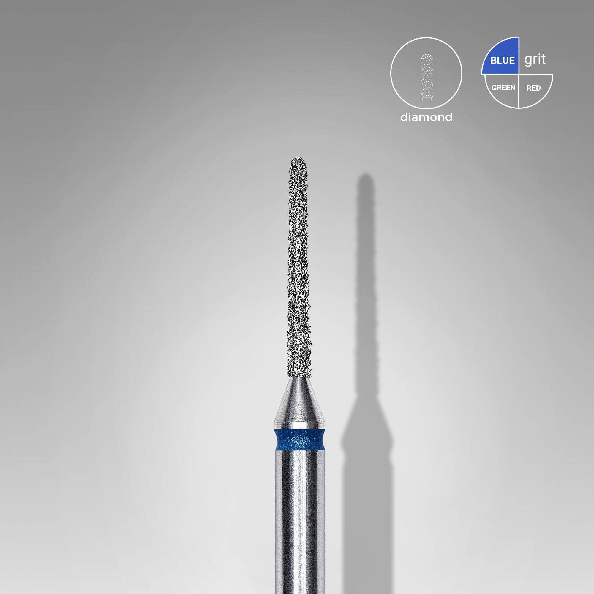 Staleks Professional 1mm Diamond Nail Drill Bit Needle - Blue | Perfect for Manicure, Pedicure & Nail Art | Salon & Home Use