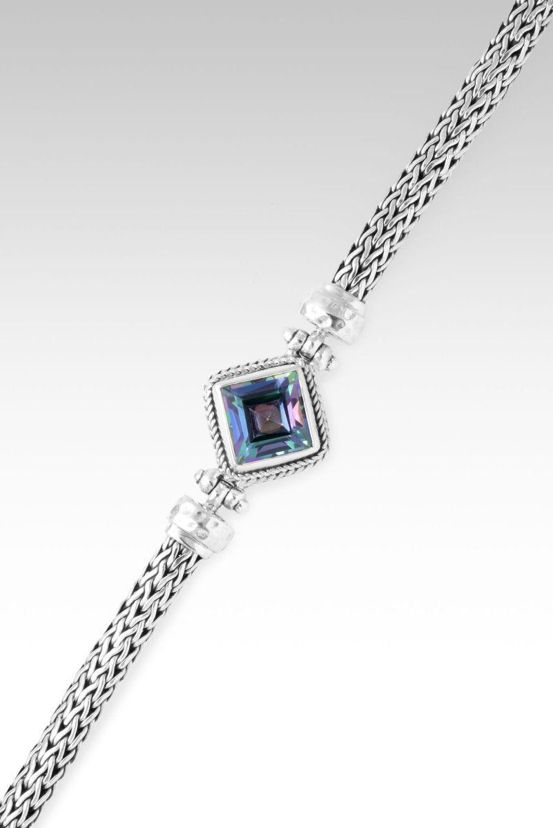 Unbreakable Trust Bracelet™ - Sparkling Rave™ Mystic Quartz Jewelry for Women | Durable Stainless Steel Friendship Bracelet | Perfect Gift for Anniversary, Wedding & Everyday Wear