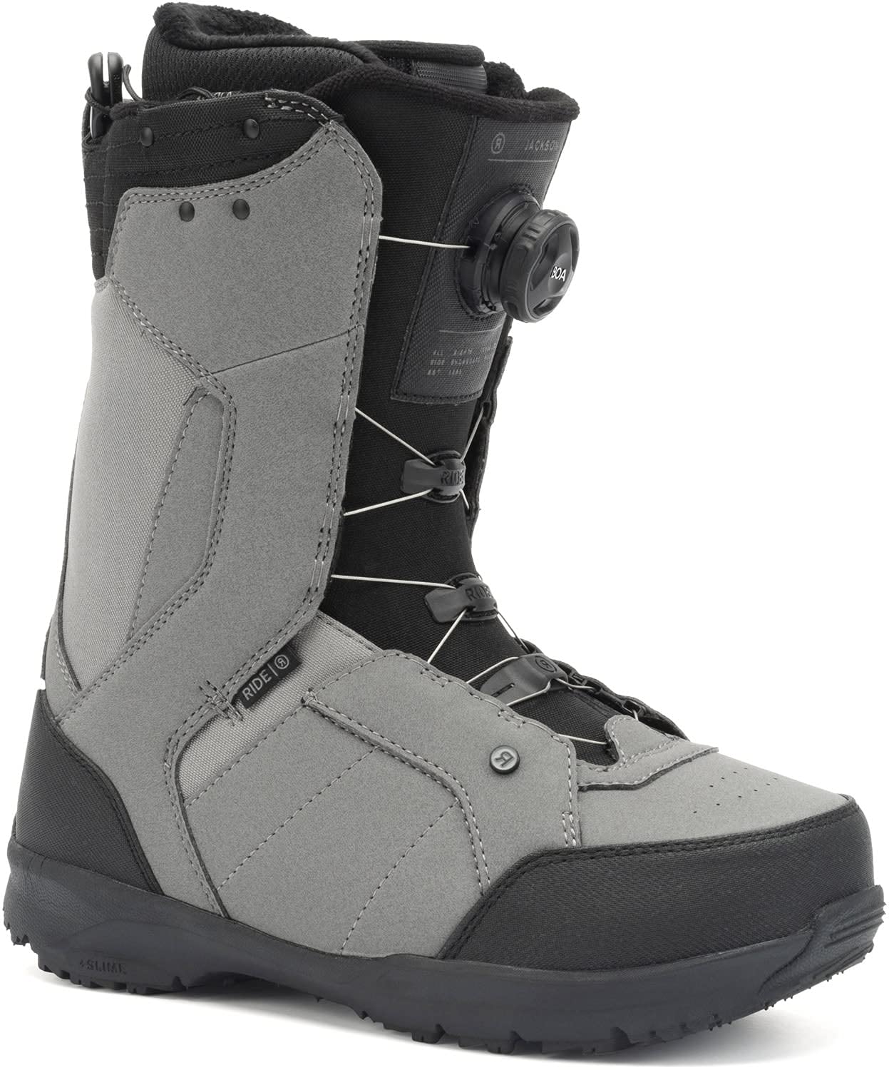 Jackson Men's Snowboard Boots - Grey Size 9 | Waterproof Winter Boots for Snowboarding & Outdoor Activities | Comfortable & Durable Design for All-Day Wear