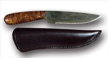 Premium French Camp Knife with Leather Sheath - Outdoor Survival, Hunting, and Bushcraft Tool - Perfect for Camping, Hiking, and Wilderness Adventures