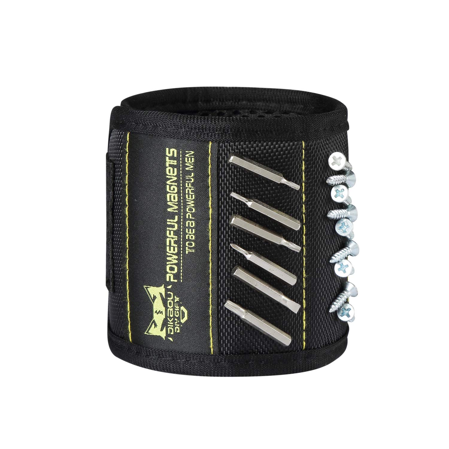 Magnetic Wristband with 20 Strong Magnets - Tool Holder for Screws, Nails & Drill Bits | Perfect DIY Accessory & Father's Day Gift for Men, Husband, Boyfriend | Ideal for Construction, Woodworking & Home Repair Projects
